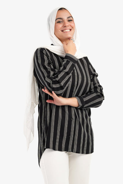 Rayon Striped Shirt