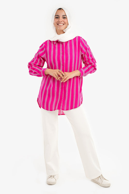 Rayon Striped Shirt