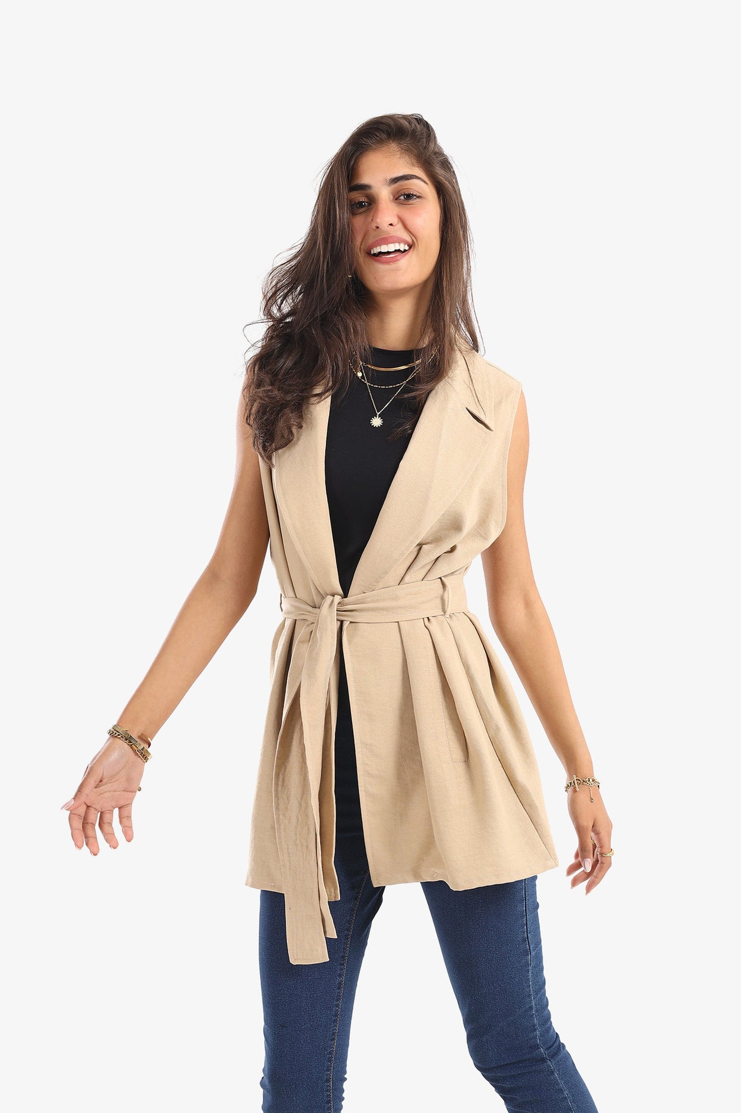 Voile Notch Collar Vest