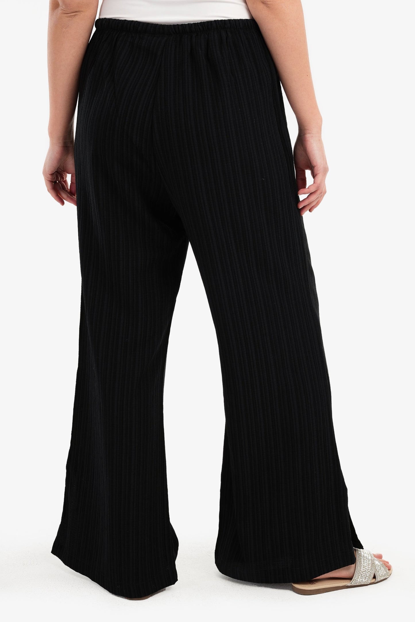 Wide Leg Pants with Slits