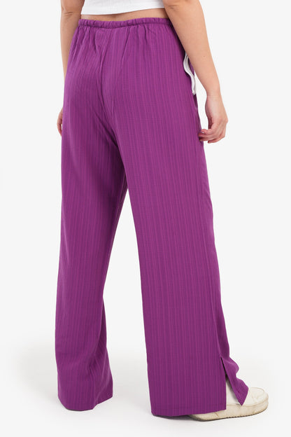 Wide Leg Pants with Slits