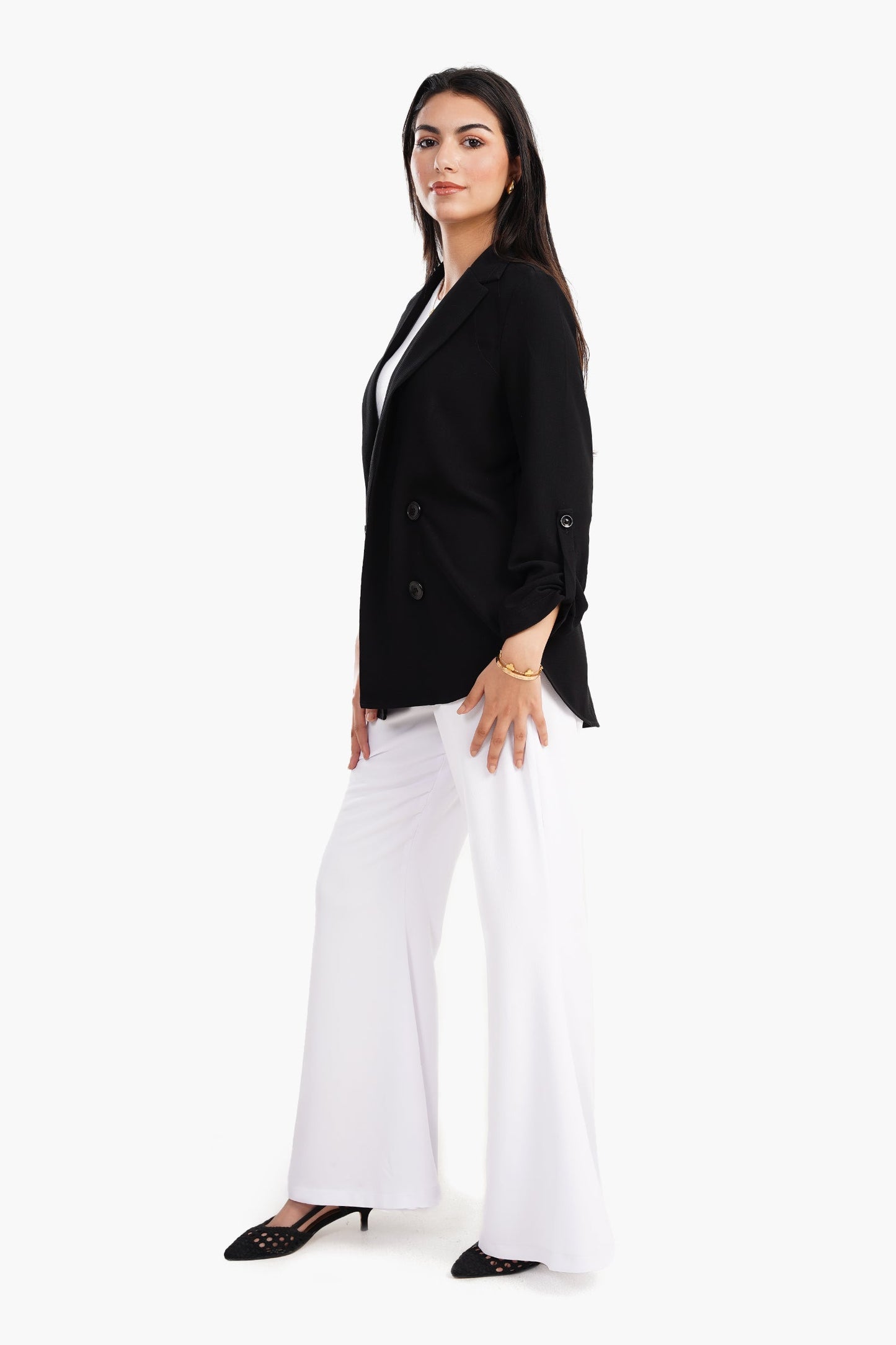 Notch Collar Chic Blazer