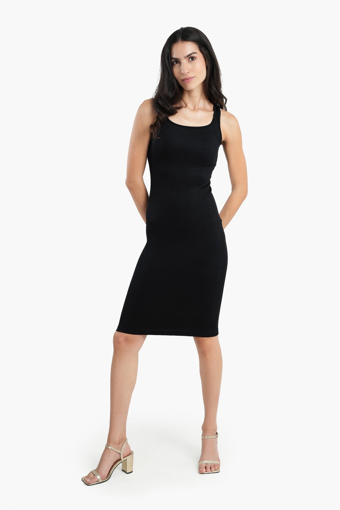 Ribbed Slim Fit Dress