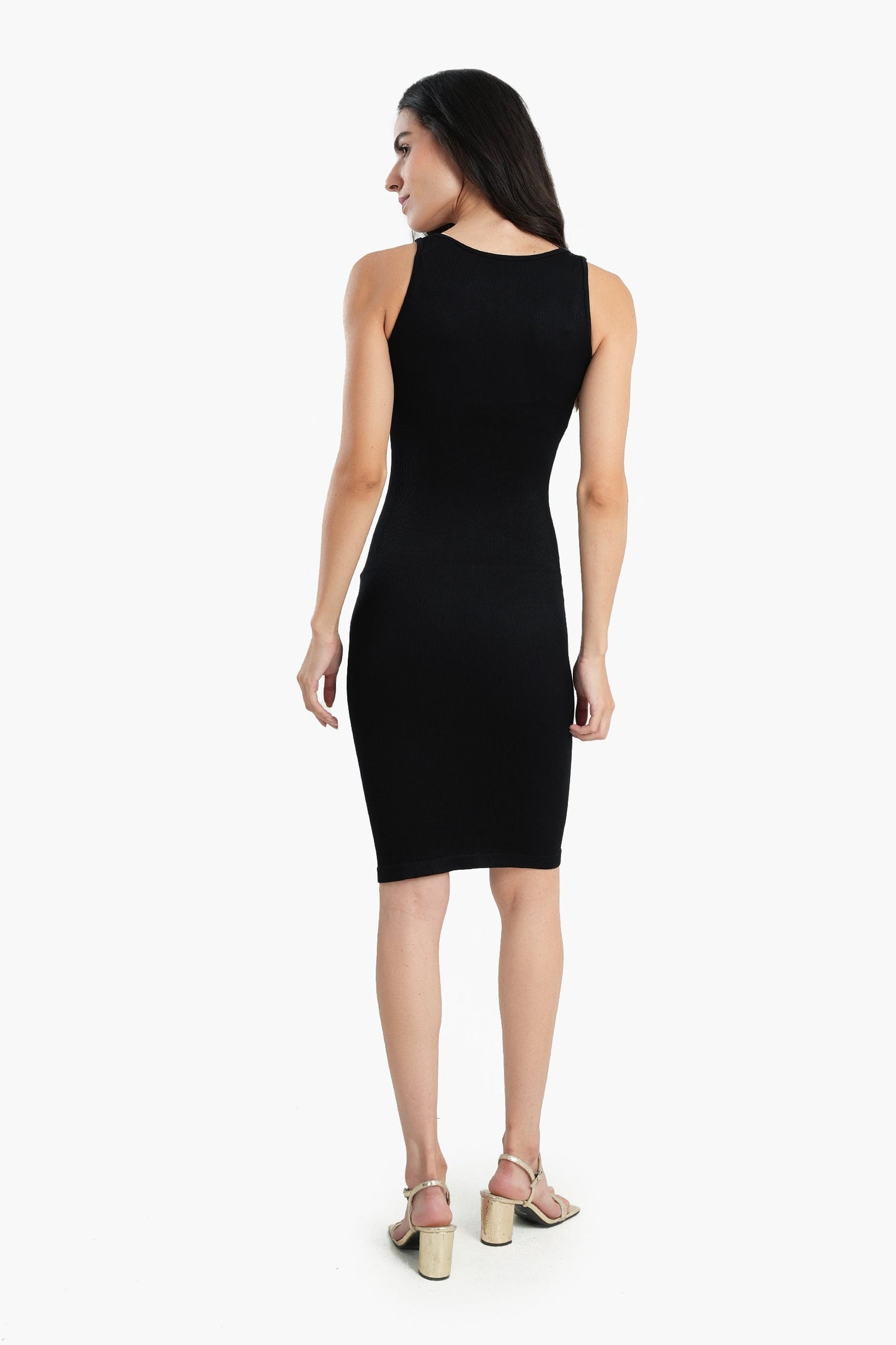 Ribbed Slim Fit Dress