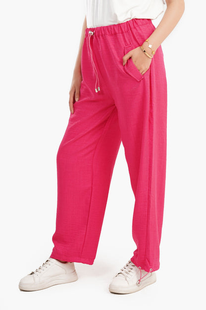 Linen Lounge Parachute Pants