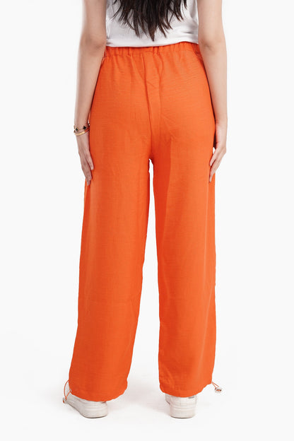 Linen Lounge Parachute Pants