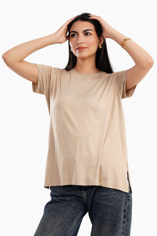 Viscose Relaxed Fit T-Shirt