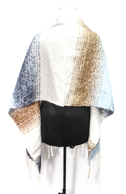 Canvas Striped Shawl – Multicolor
