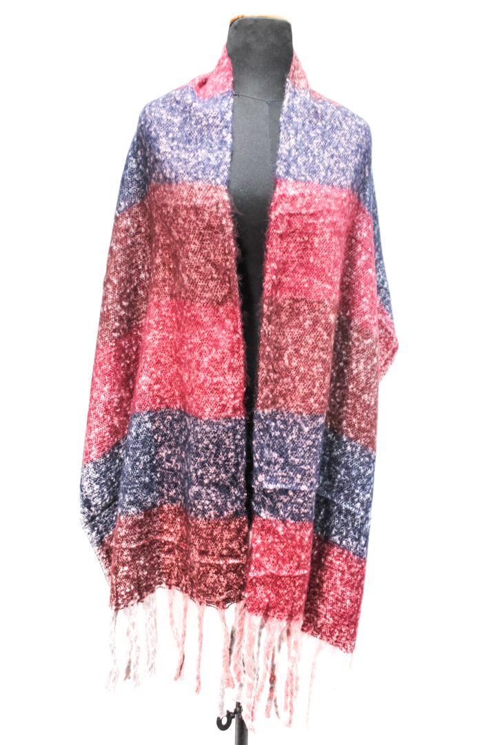 Canvas Striped Shawl – Multicolor