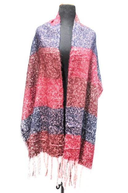 Canvas Striped Shawl – Multicolor