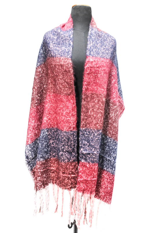 Canvas Striped Shawl – Multicolor