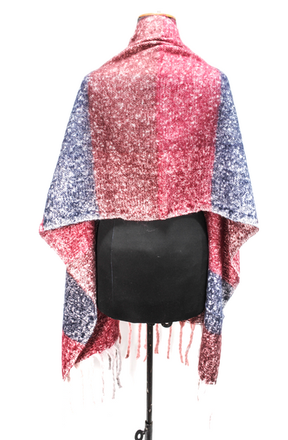 Canvas Striped Shawl – Multicolor