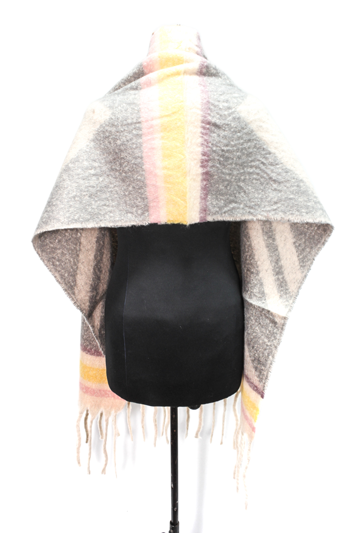 Canvas Striped Shawl – Multicolor