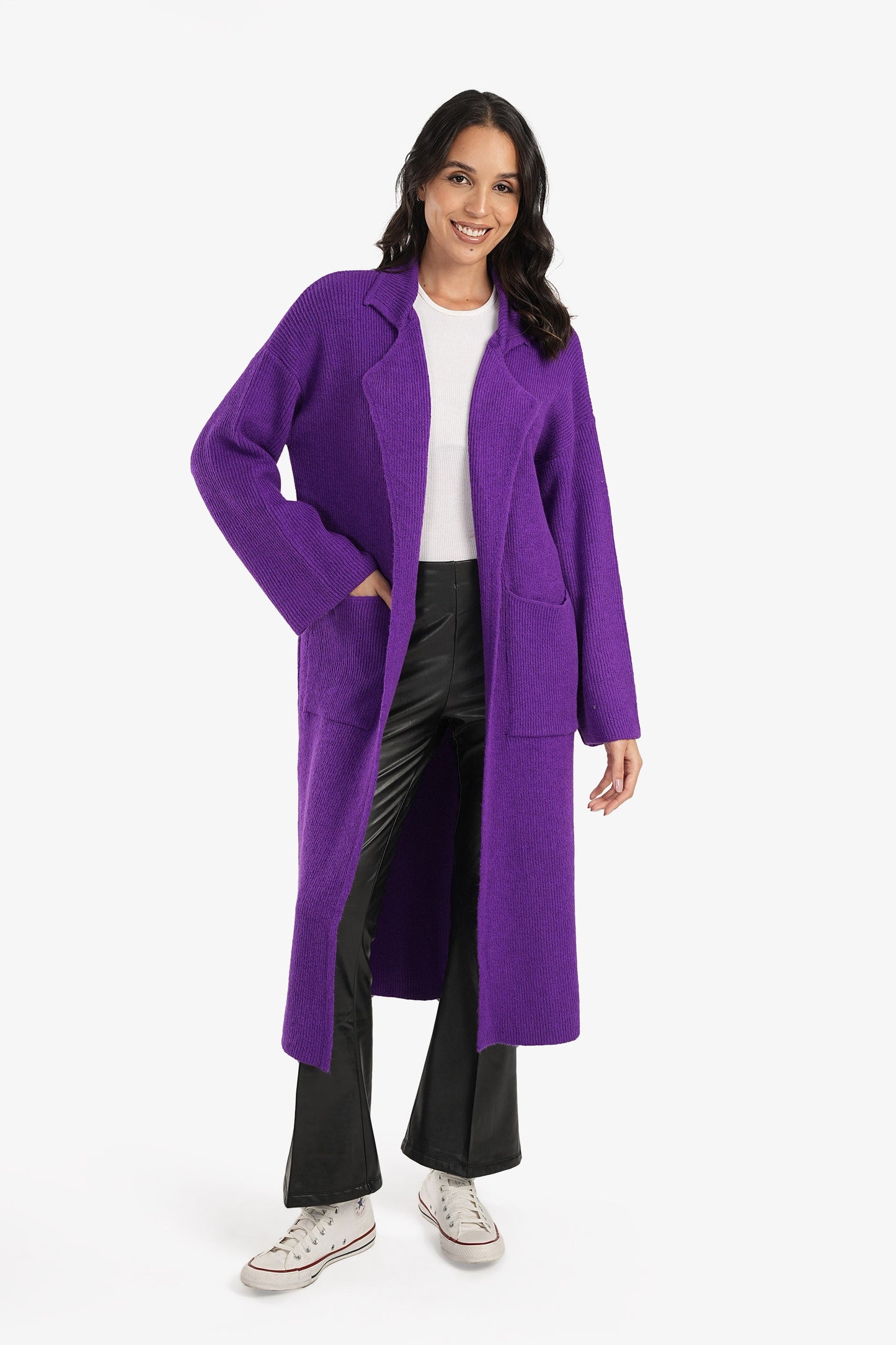 Coat with Revere Collar