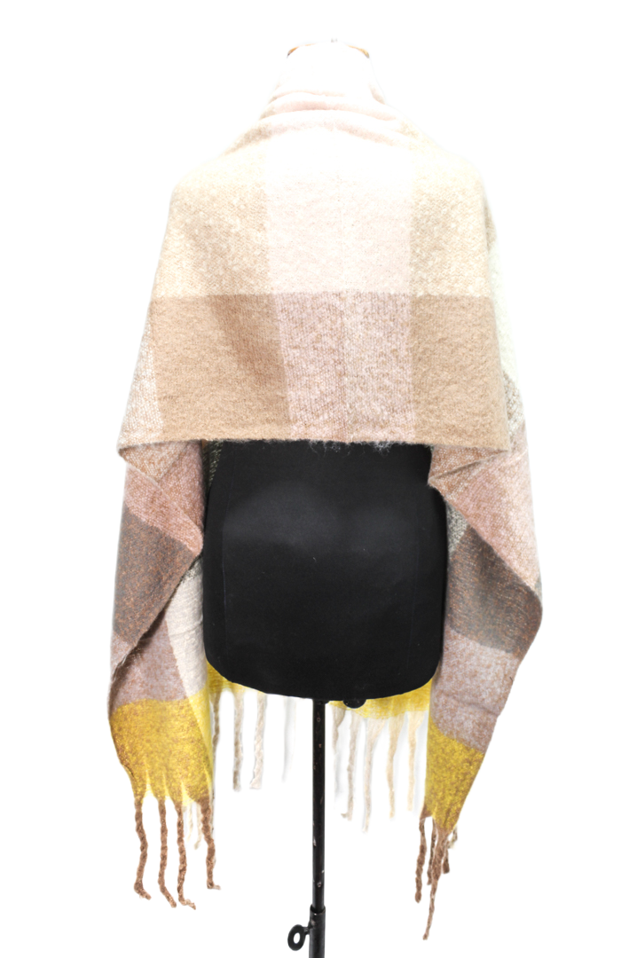 Canvas Striped Shawl – Multicolor