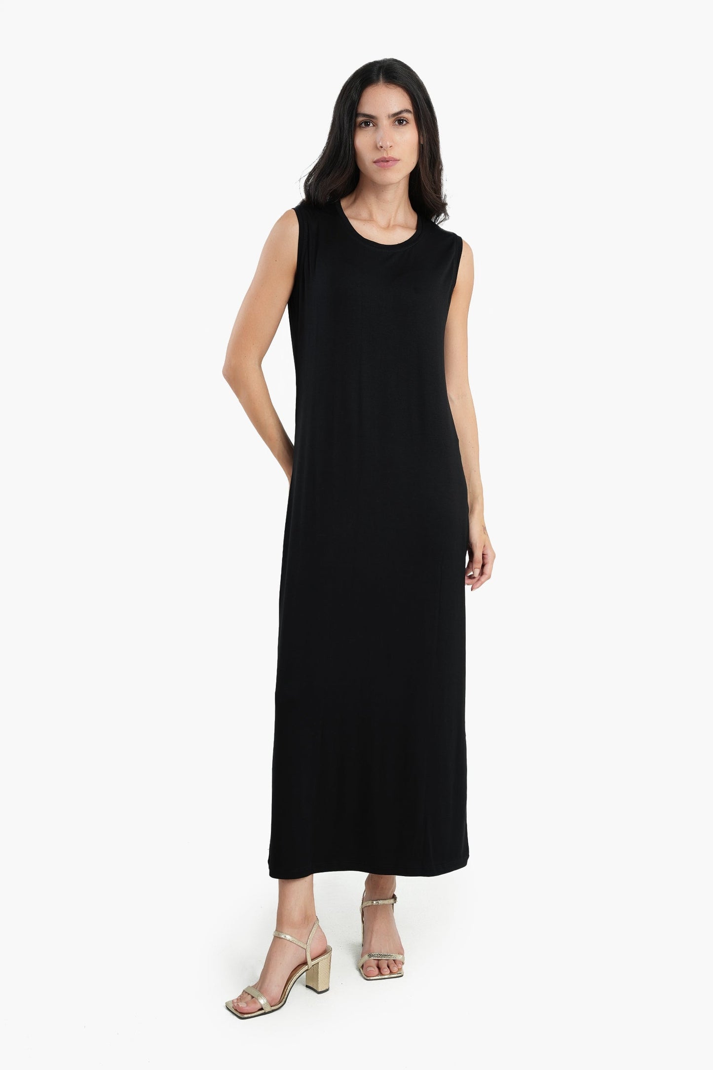 Viscose Midi Length Dress