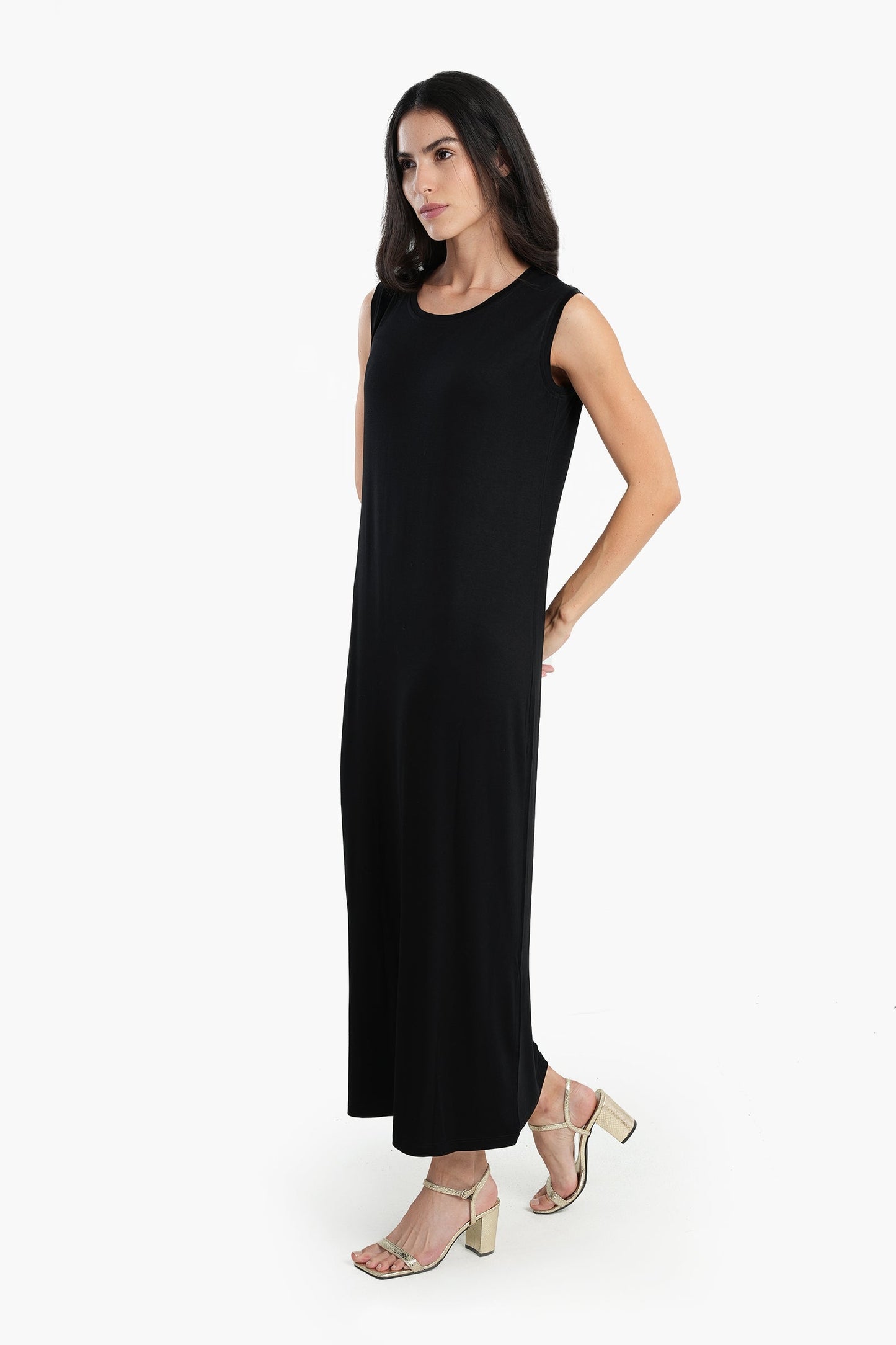 Viscose Midi Length Dress