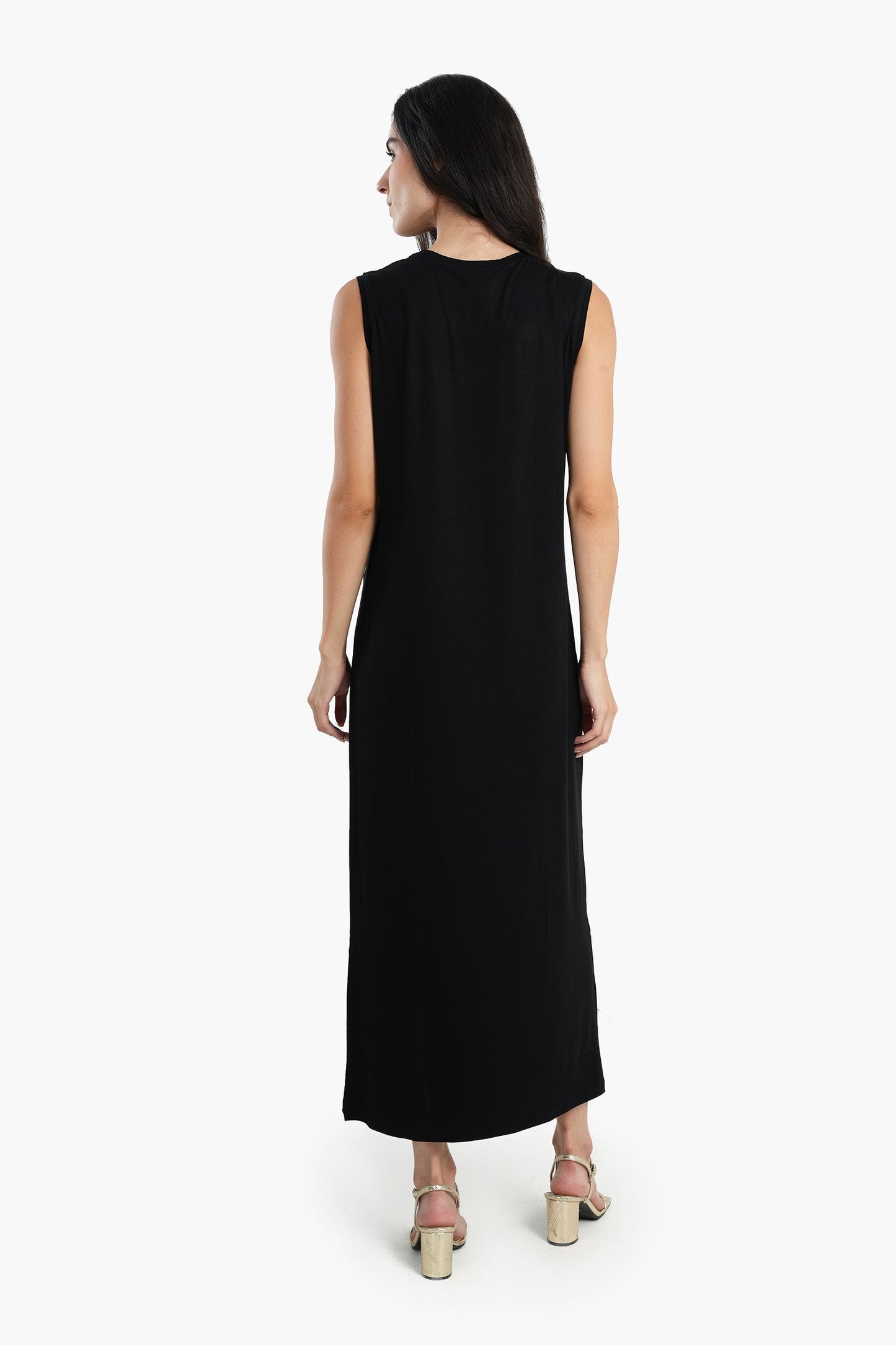 Viscose Midi Length Dress