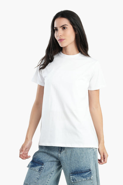 Cotton Basic Slip On T-Shirt