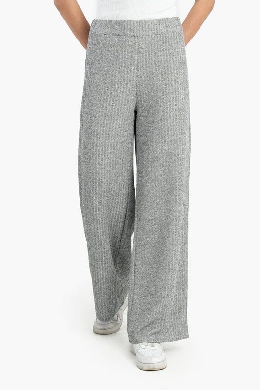 Wool Blend Knitted Pants