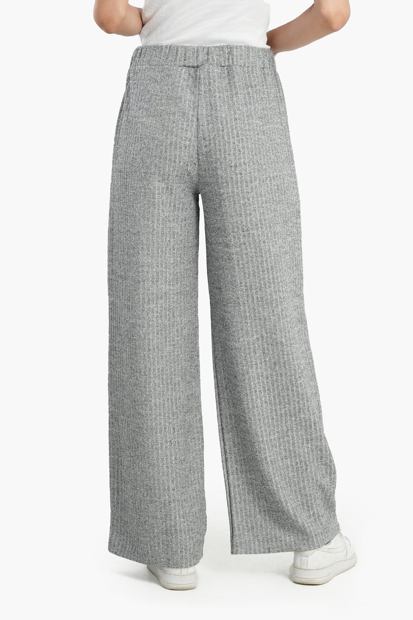 Wool Blend Knitted Pants