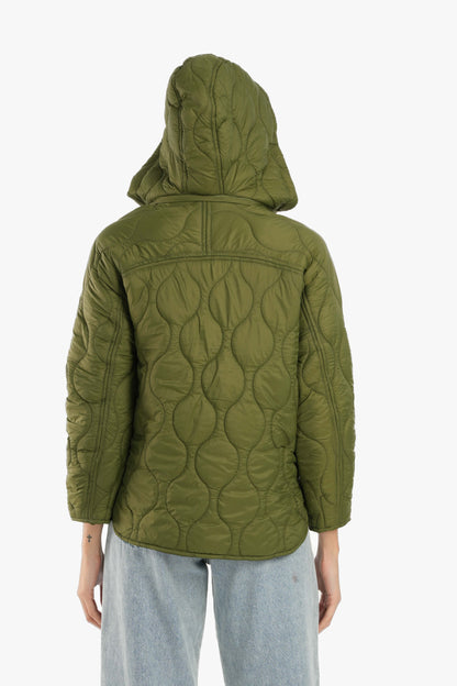 Olive Green Quilted Jacket