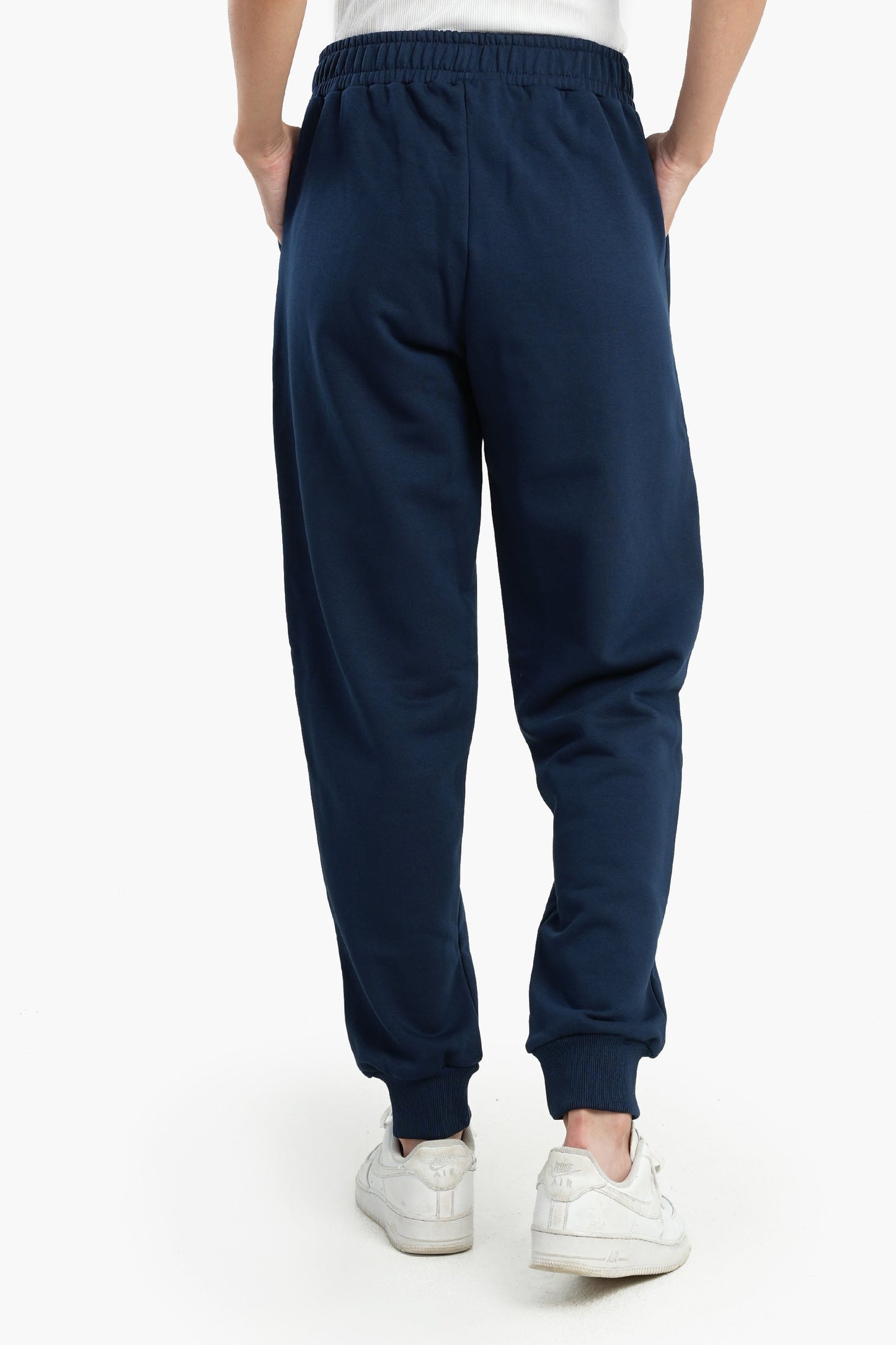 Navy Cotton Lounge Joggers