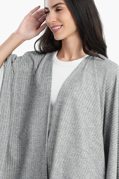 Poncho with Cape Sleeves