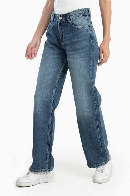 Blue Boyfriend Jeans