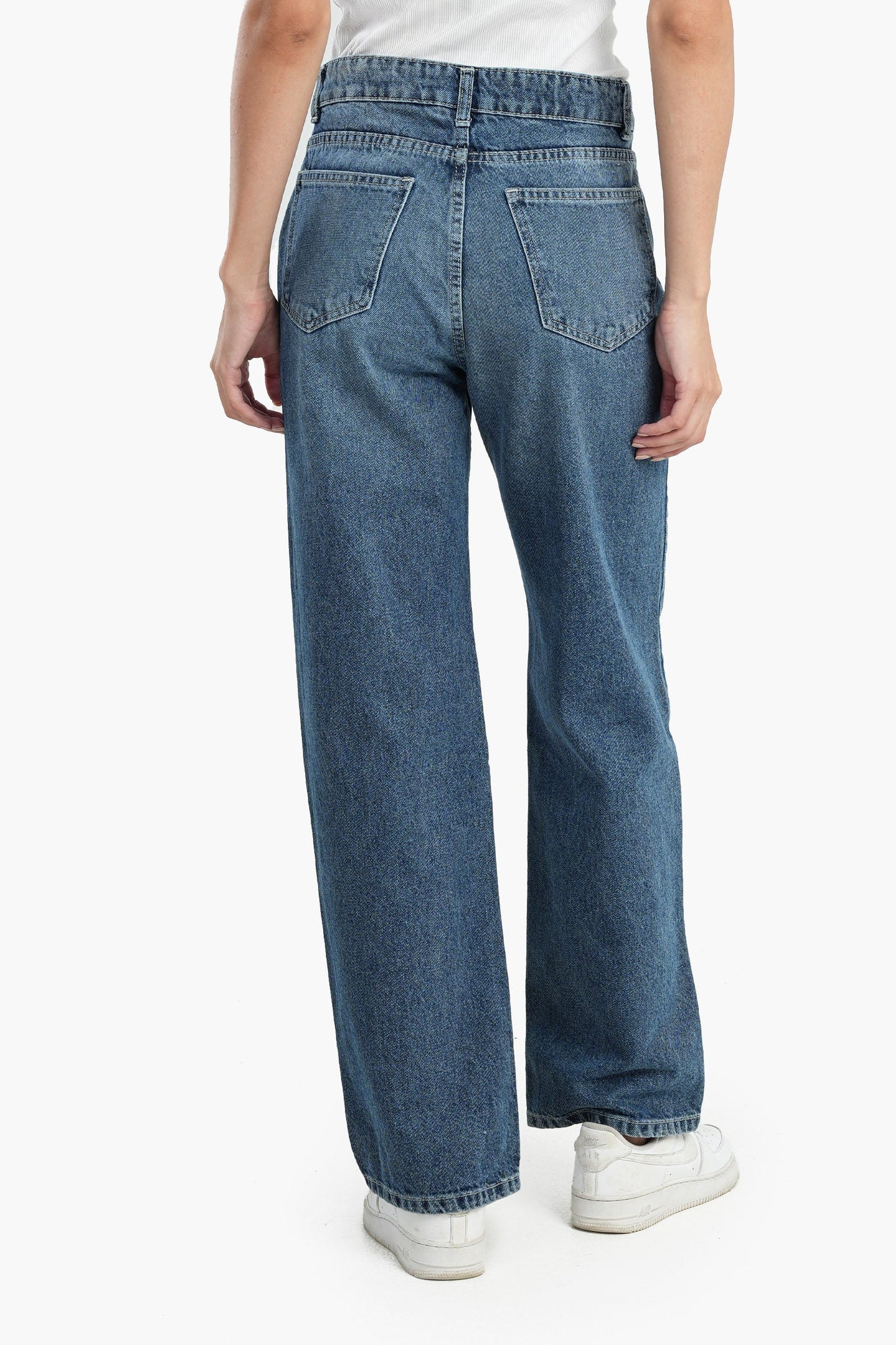 Blue Boyfriend Jeans