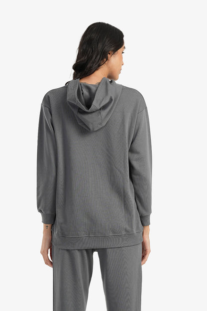 Dark Grey Lounge Hoodie