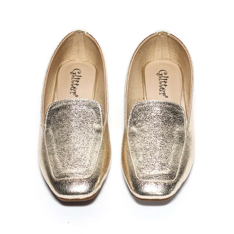 Glitter Women Ballerina - Gold