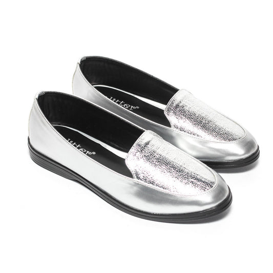 Glitter Women Ballerina - Silver