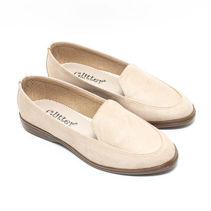 Suede Plain Loafers