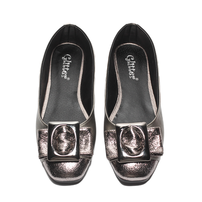 Glitter Women Ballerina - Grey