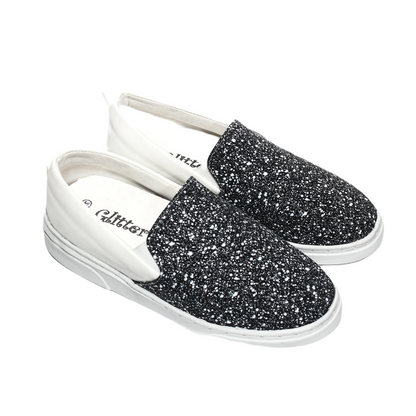 Glitter Women Sneakers - Black