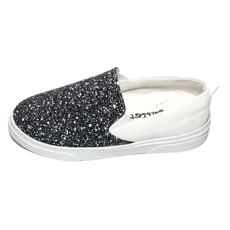 Glitter Women Sneakers - Black