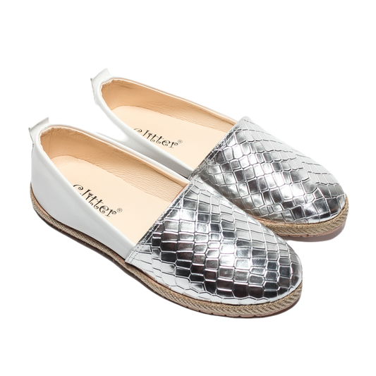 Glitter Women Sneakers - Silver