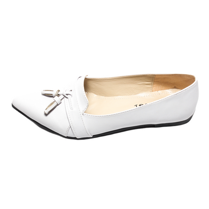 Glitter Women Ballerina - White