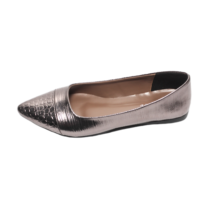 Glitter Women Ballerina - grey