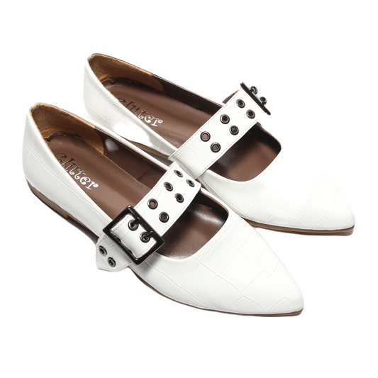 Cross Buckle Ballerina