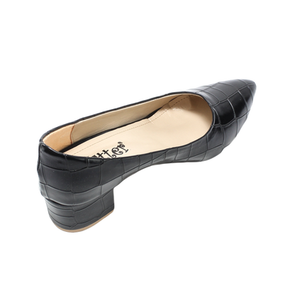 Heeled Casual Slip On Ballerina