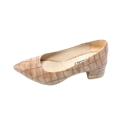 Heeled Casual Slip On Ballerina