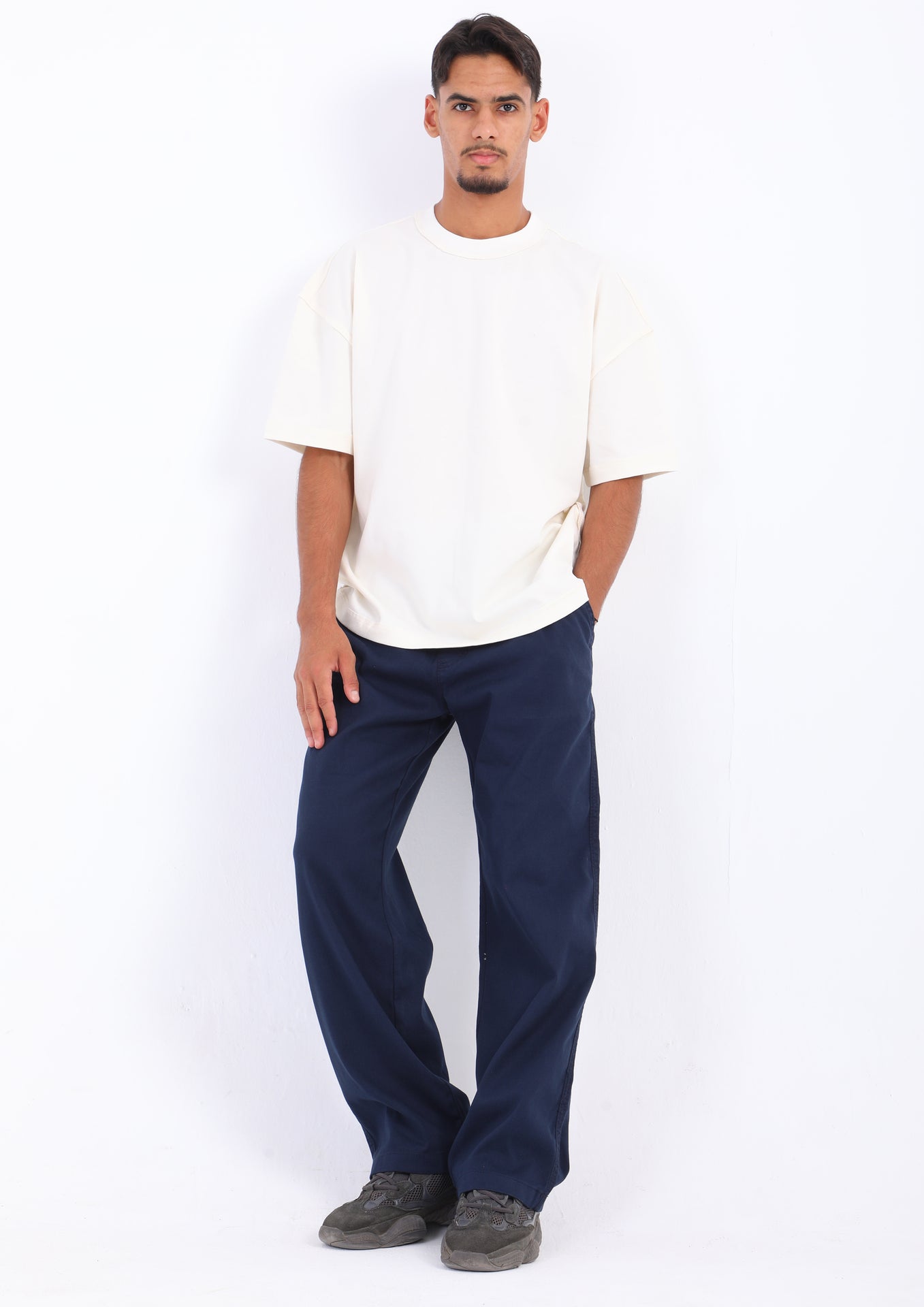 Gabardine Plain Pants