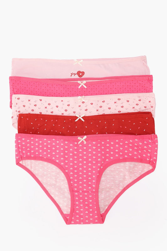 Pack of 5 Colored Bikini Panties