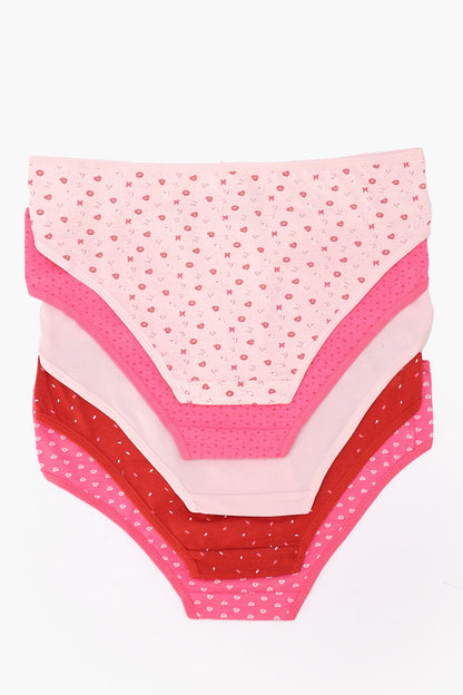 Pack of 5 Colored Bikini Panties