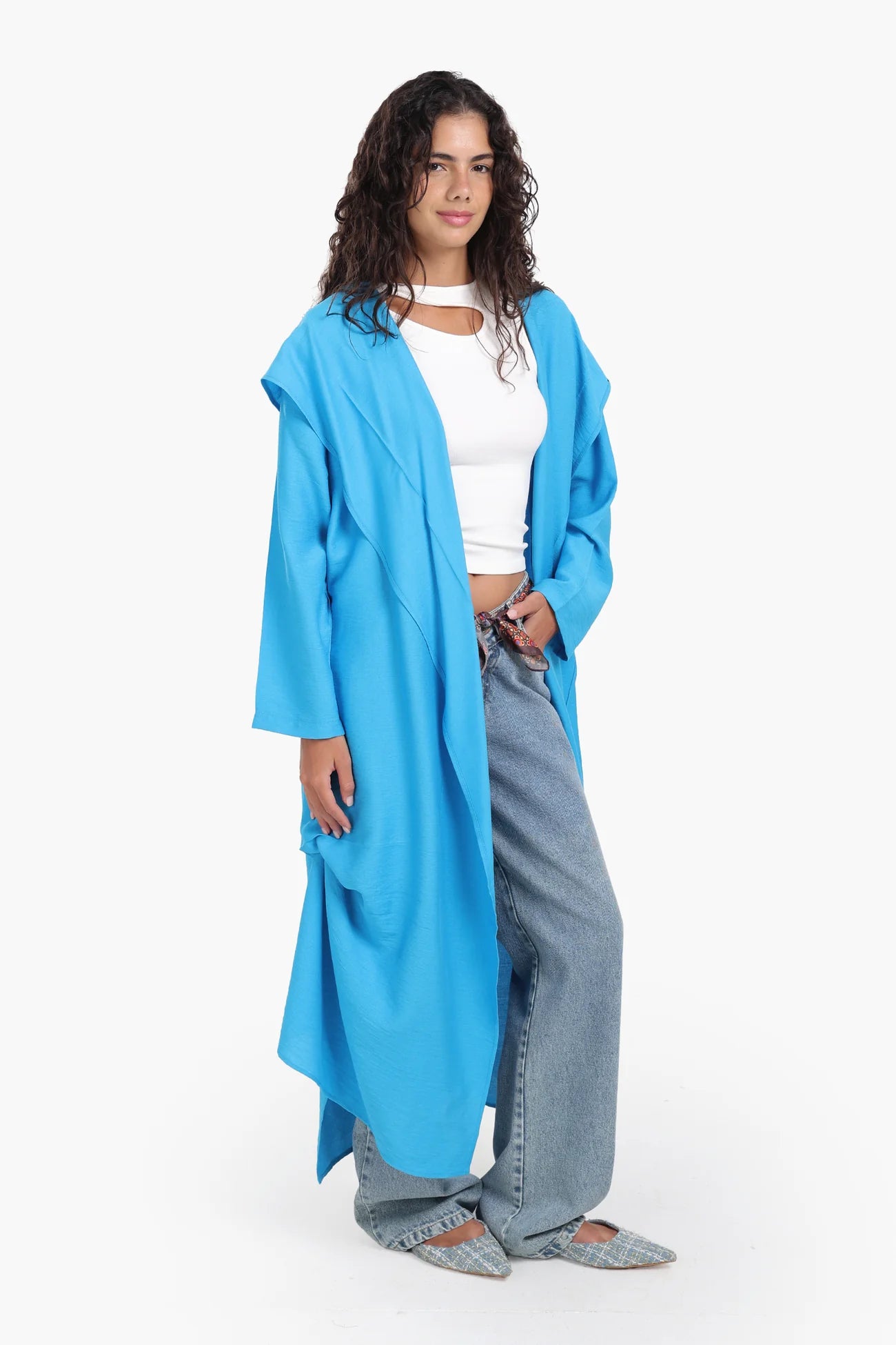 Viscose Blend Lounge Kimono