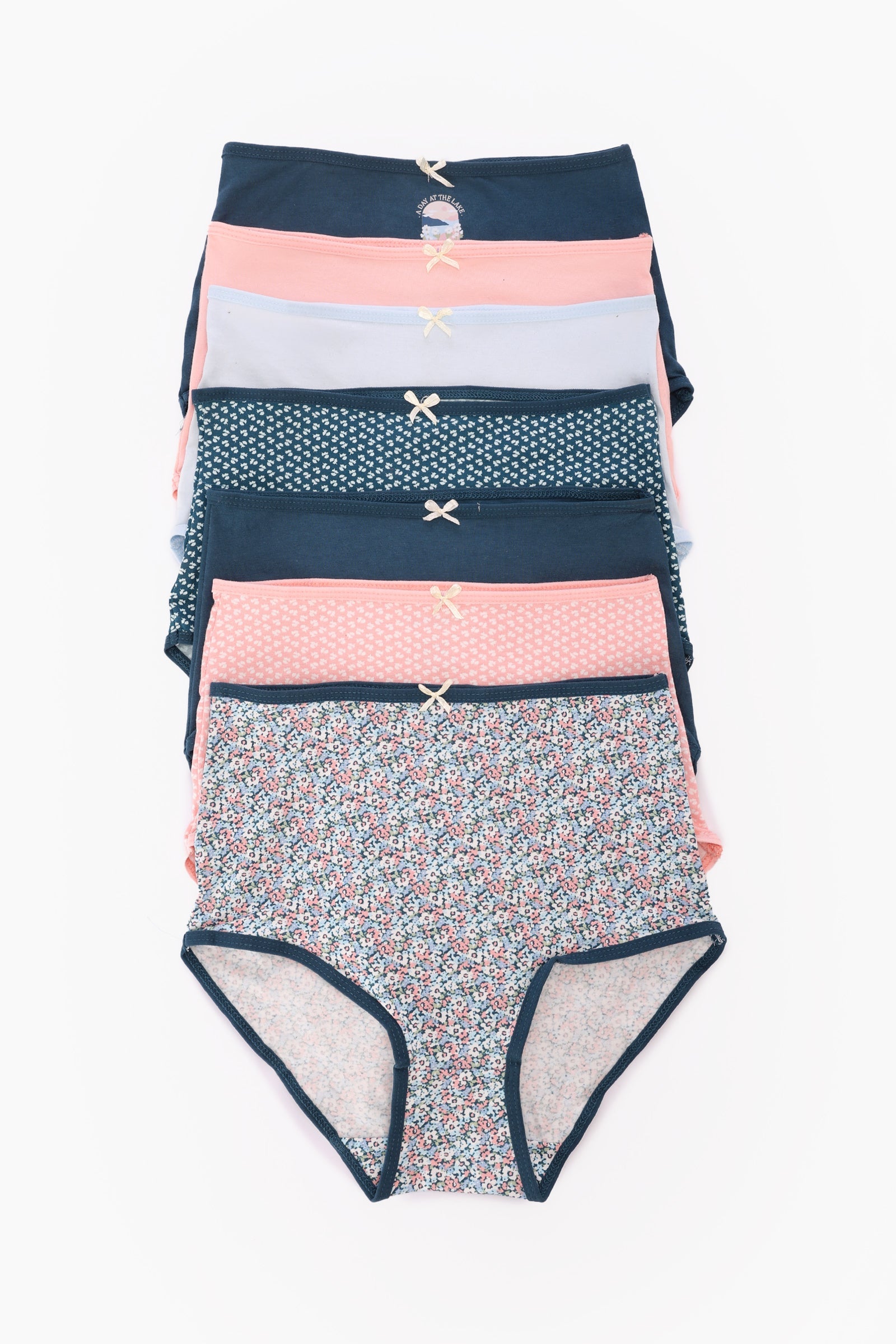 Pack of 7 Colored Full Brief Panties