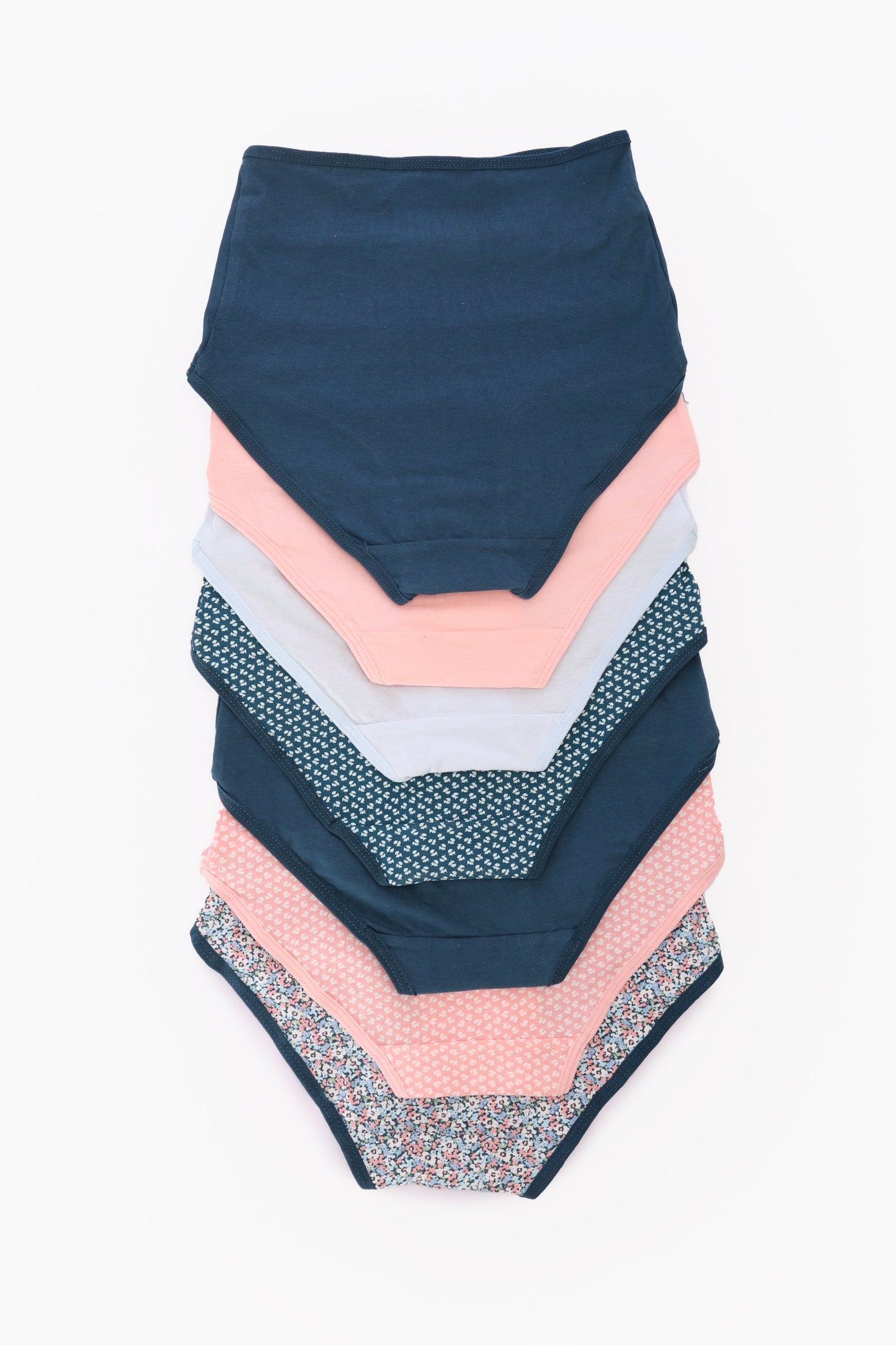 Pack of 7 Colored Full Brief Panties