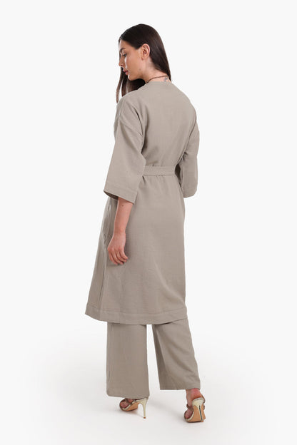 Timeless Midi-Length Kimono